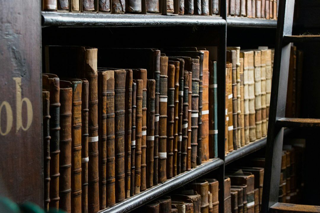 old library books